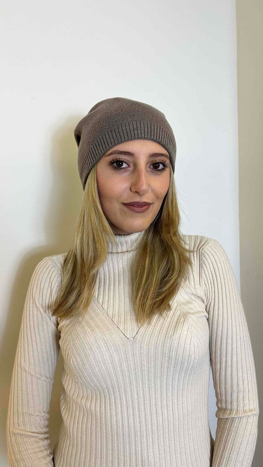 DAFNE - CUCAVIP12 - CUFFIA CACHEMIRE E VISCOSA CON RIPRESA