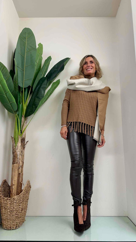 DAFNE - SCBICOP12 - SCIARPA VISCOSA BICOLOR