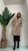 GIORGIA & JHONS - 60312FW23 - CAPPOTTO CON CAPPUCCIO E CINTURA