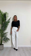 SUSYMIX - SM1075H - PANTALONE PALAZZO TASCA AMERICA