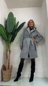 GIORGIA & JHONS - 60312FW23 - CAPPOTTO CON CAPPUCCIO E CINTURA