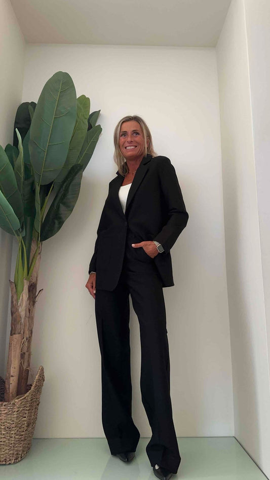 RAGNO - DL20GA - GIACCA BLAZER PUNTO MILANO VISCOSA 1 BOTTONE