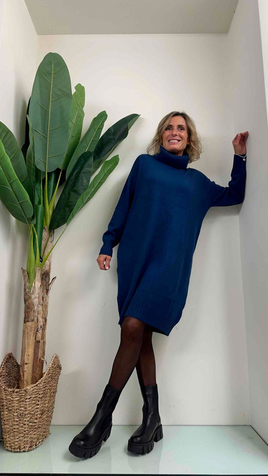 DAFNE - AL0518P32 - ABITO VISCOSA DOPPIATA MOTIVO ROMBI