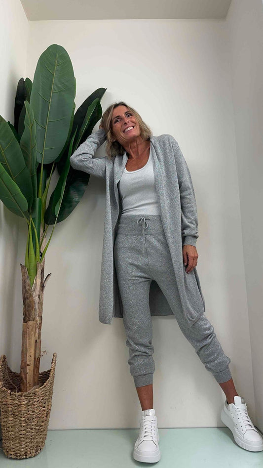 F3 - P38297 - PANTALONE JOGGER LUREX