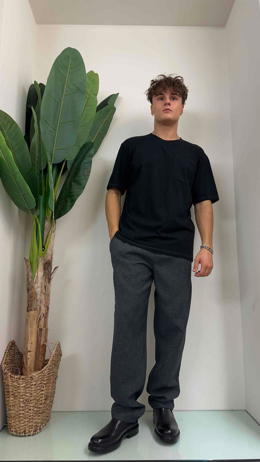 IMPERIAL - TQ95GDTL - T-SHIRT COTONE CON TASCHINO