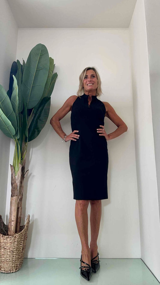 GIORGIA & JHONS - 60288 - ABITO TUBINO PUNTO MILANO BOTTONI RICOPERTI