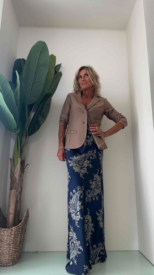 RAGNO - 706045 - GIACCA PUNTO MILANO VISCOSA 2 BOTTONI SLIM