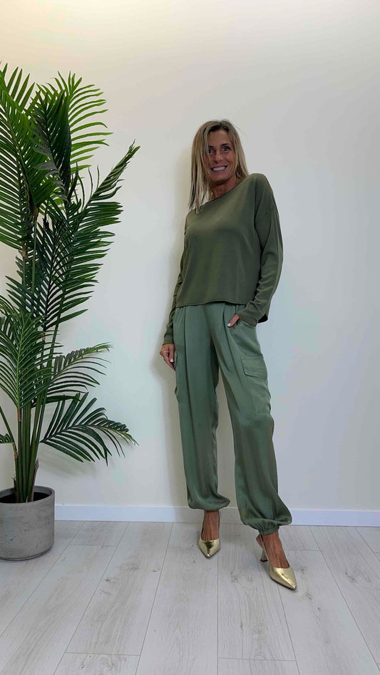 SUSYMIX - 88009 - MAGLIA VISCOSA ORLO STONDATO CON ORLINO