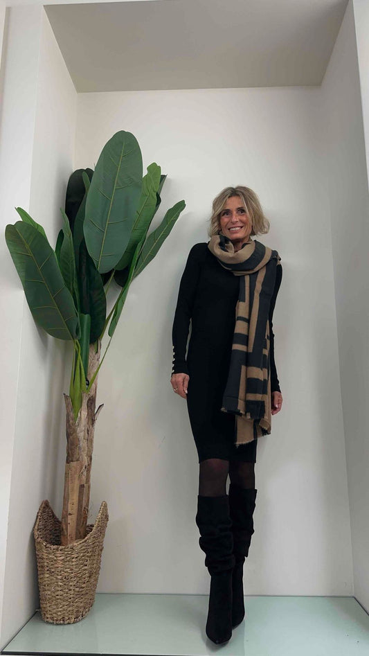 DAFNE - SCBICOLP12 - SCIARPONA BICOLOR 100% VISCOSA