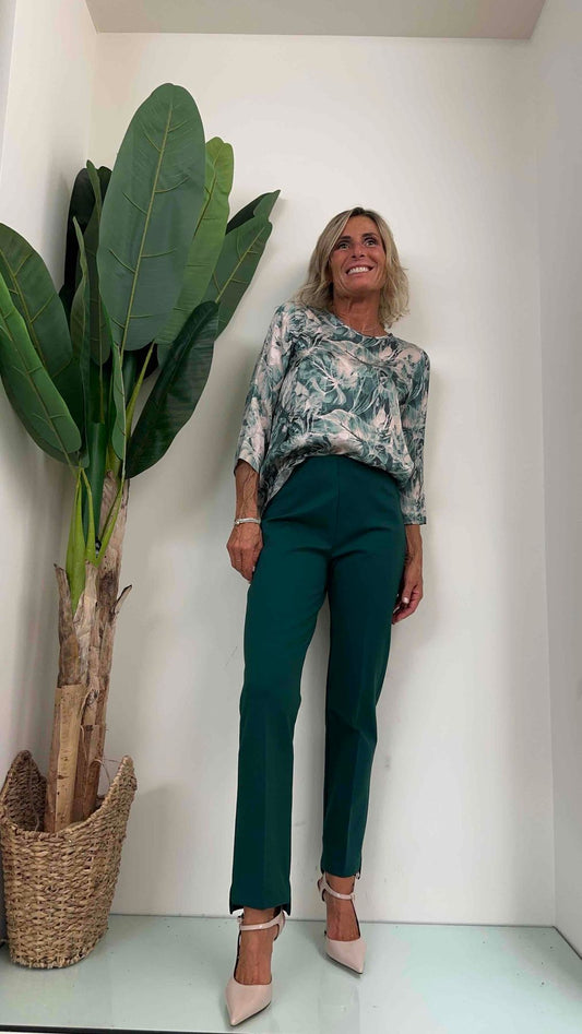 HAVEONE - PFL-K123 - PANTALONE PUNTO MILANO SPACCHETTI