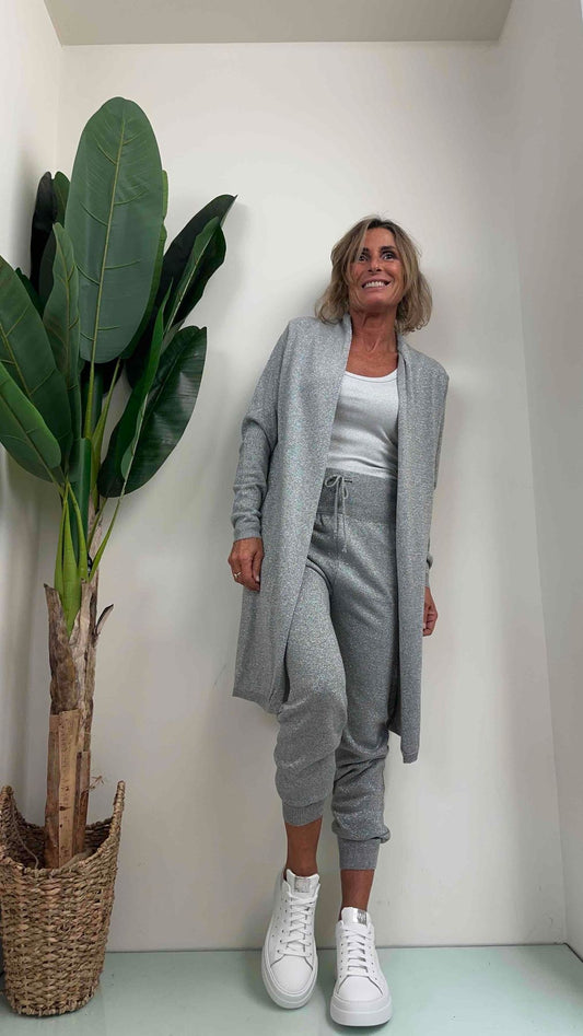 F3 - P38297 - PANTALONE JOGGER LUREX