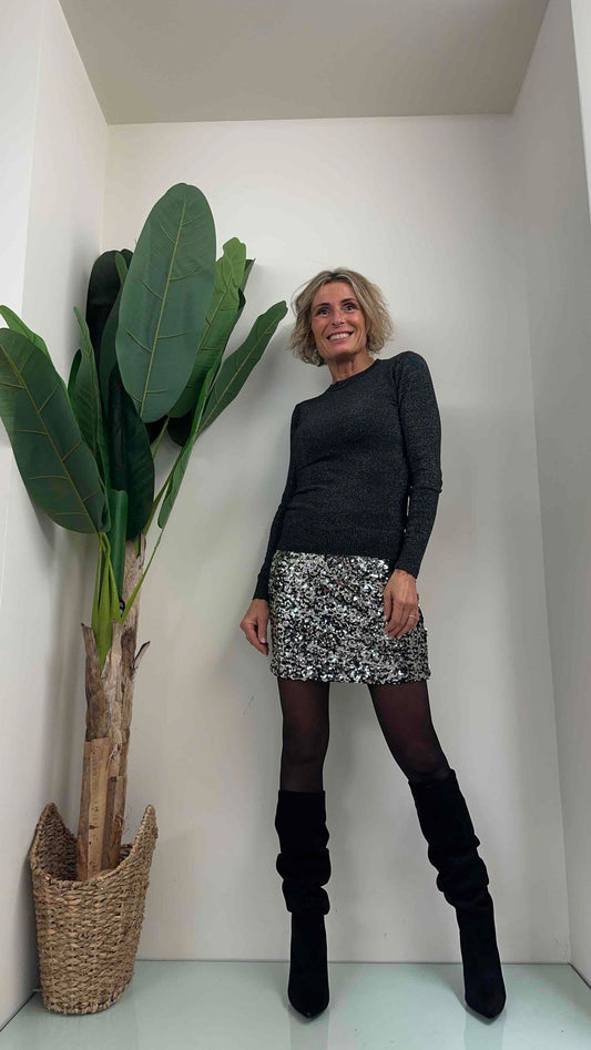 DAFNE - E152P14 - MAGLIA VISCOSA CON LUREX SOFT TOUCH