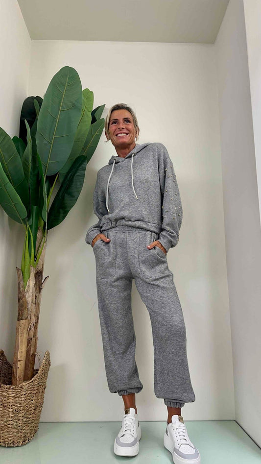 F3 - P2981443 - PANTALONE JOGGER JERSEY VISCOSA