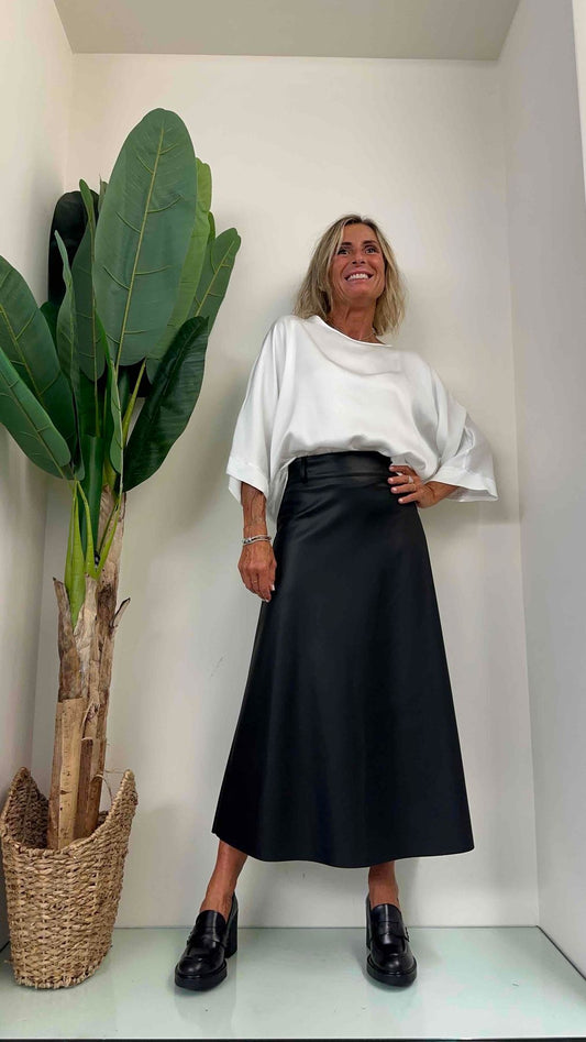 F3 - C2984540 - BLUSA VISCOSA AMPIA  MANICA 7/8