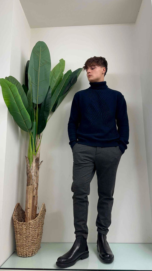 IMPERIAL - PWB0ENKFW23 - PANTALONE SLIM SPIGATO