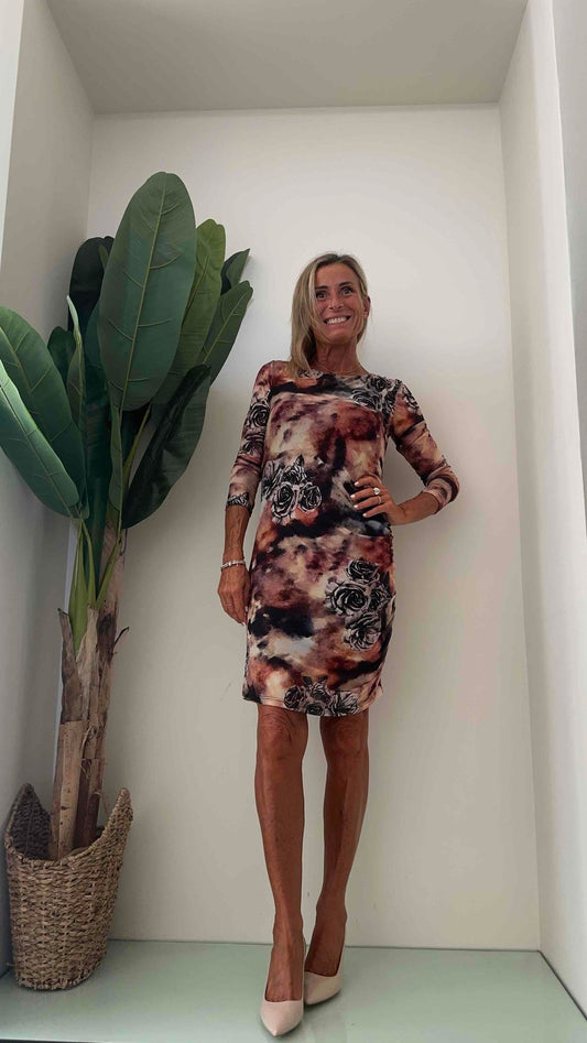 DAFNE - N1428P27 - ABITO TULLE FODERATO FANTASIA