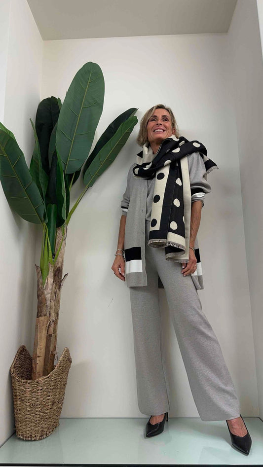 DAFNE - SCPOISP12 - SCIARPONA VISCOSA FANTASIA POIS